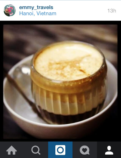 egg coffee instagram