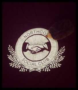 Representing the Northcote Social Club in the UK with my tee. The Aussie Echidna approves!